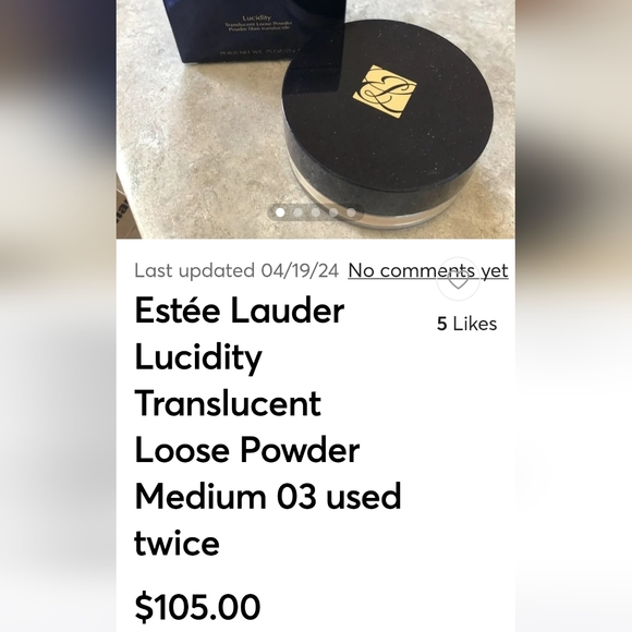 Vtg Estee Lauder Lucidity Almost New - Picture 4 of 14